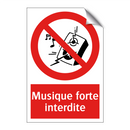 Musique forte interdite