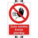 Zone minière Entrée interdite