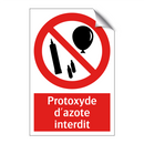 Protoxyde d'azote interdit