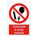 Protoxyde d'azote interdit