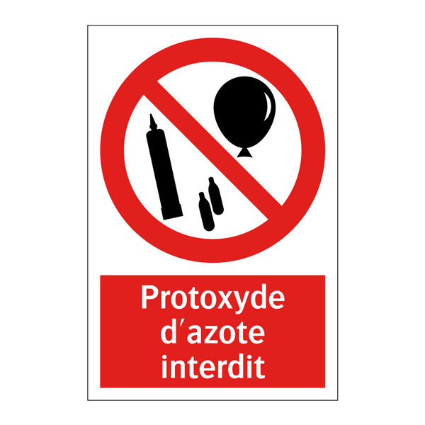 Protoxyde d'azote interdit