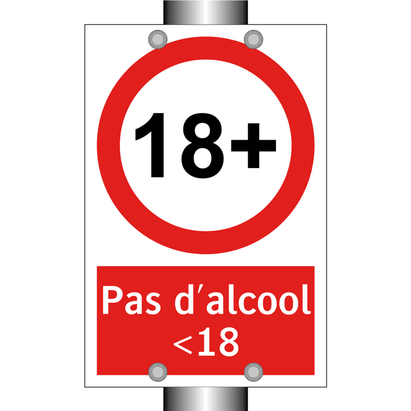 Pas d'alcool <18