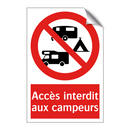Accès interdit aux campeurs