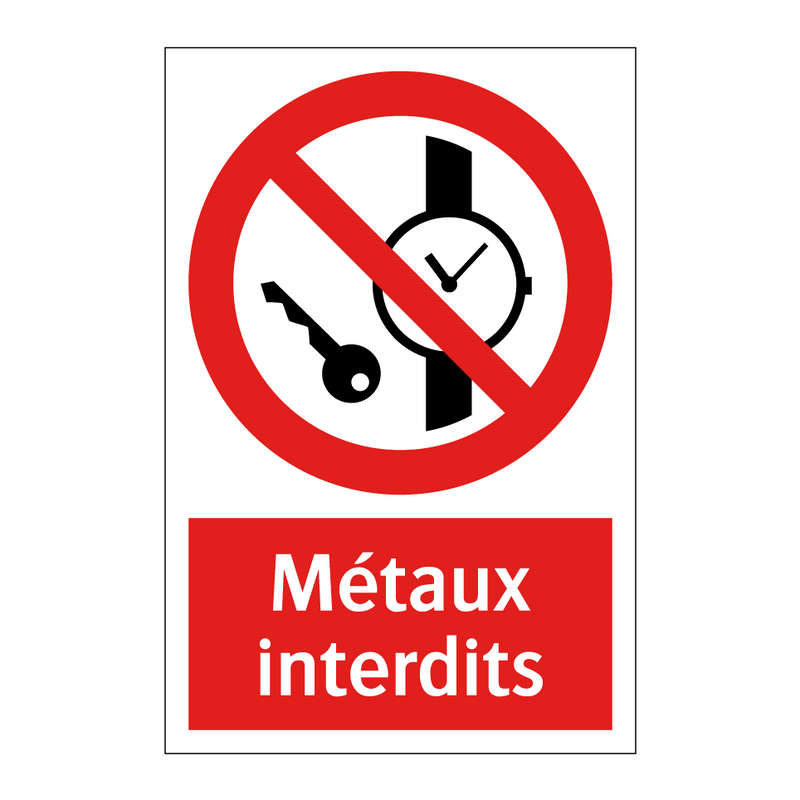 Métaux interdits