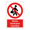 Vente itinérante interdite