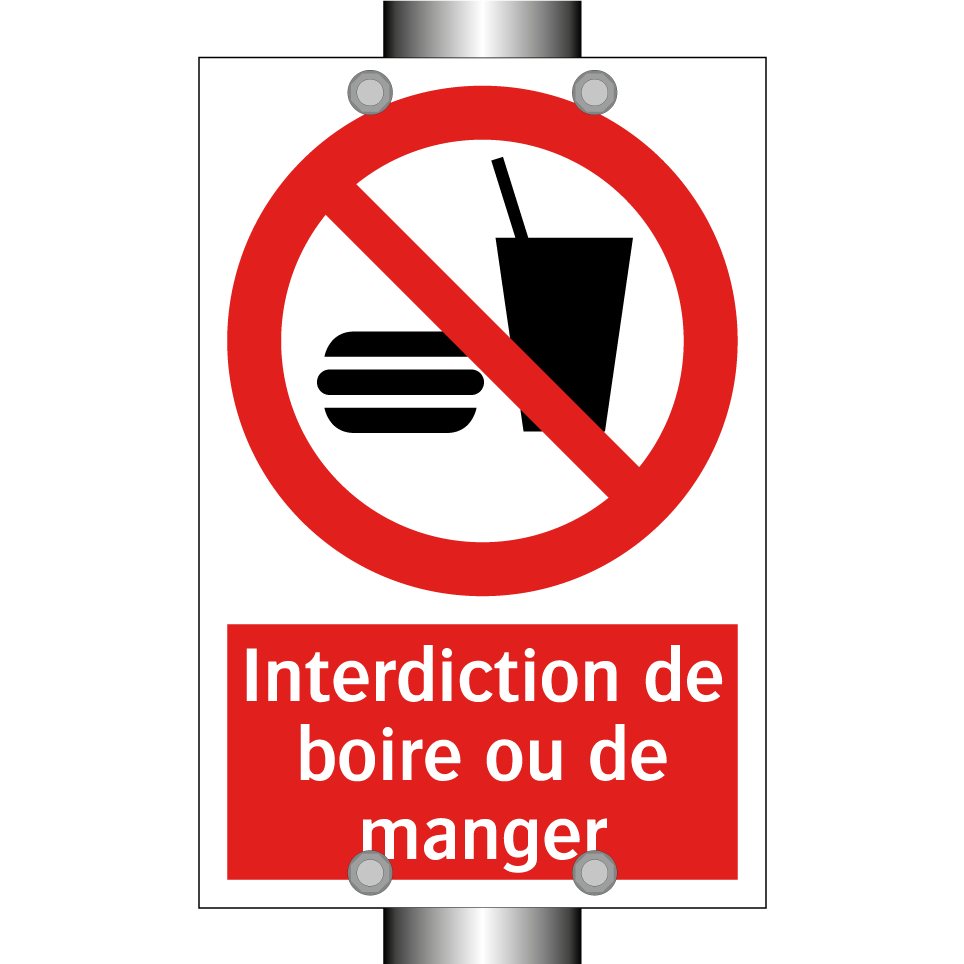 Interdiction de boire ou de manger