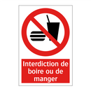Interdiction de boire ou de manger