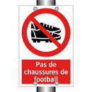 Pas de chaussures de football