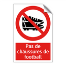 Pas de chaussures de football