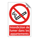 Interdiction de fumer dans les appartements