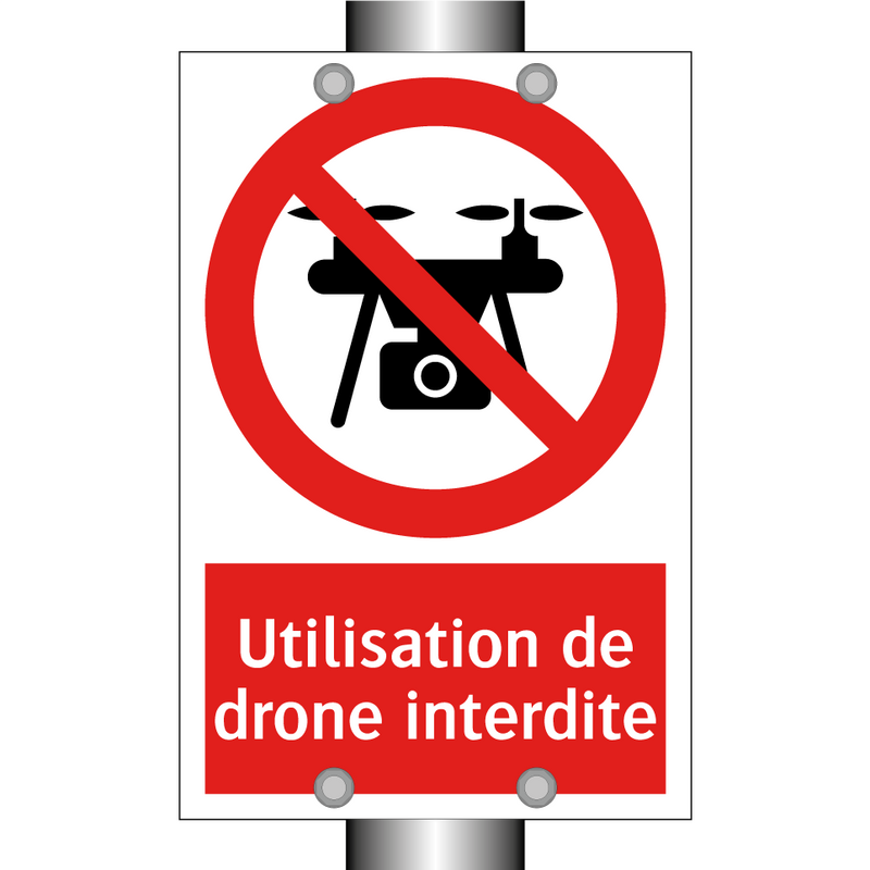 Utilisation de drone interdite