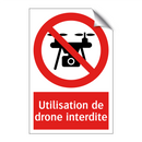 Utilisation de drone interdite