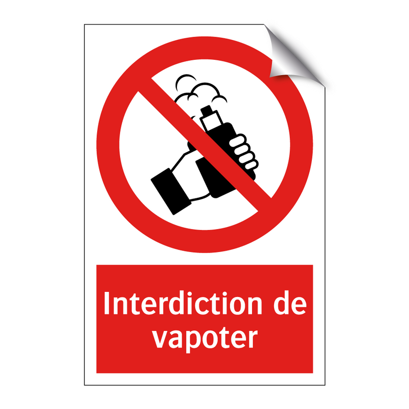 Interdiction de vapoter