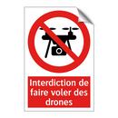 Interdiction de faire voler des drones