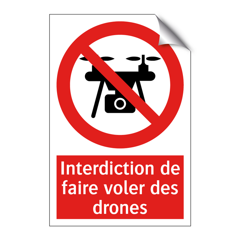Interdiction de faire voler des drones