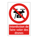 Interdiction de faire voler des drones