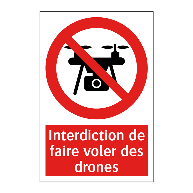 Interdiction de faire voler des drones