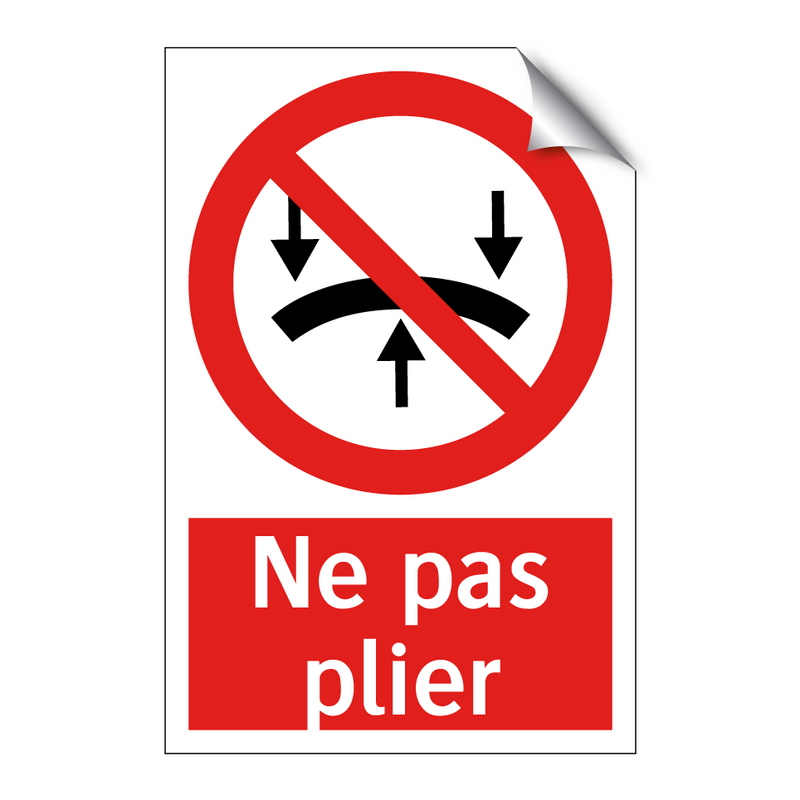 Ne pas plier