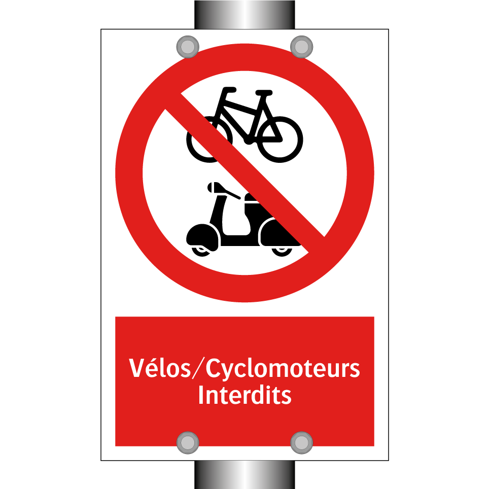 Vélos/Cyclomoteurs Interdits