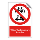 Vélos/Cyclomoteurs Interdits