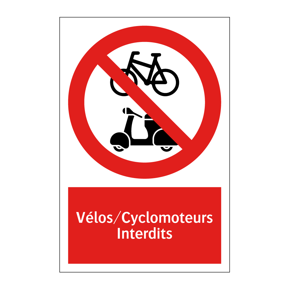 Vélos/Cyclomoteurs Interdits
