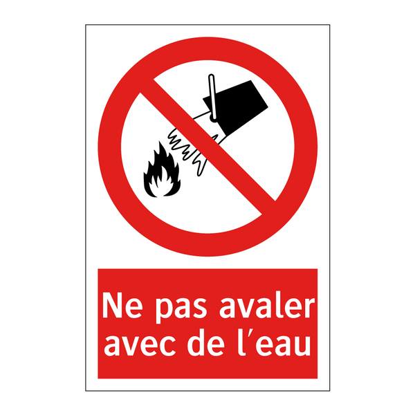 Ne pas avaler avec de l'eau