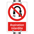Aspiration interdite
