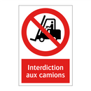 Interdiction aux camions