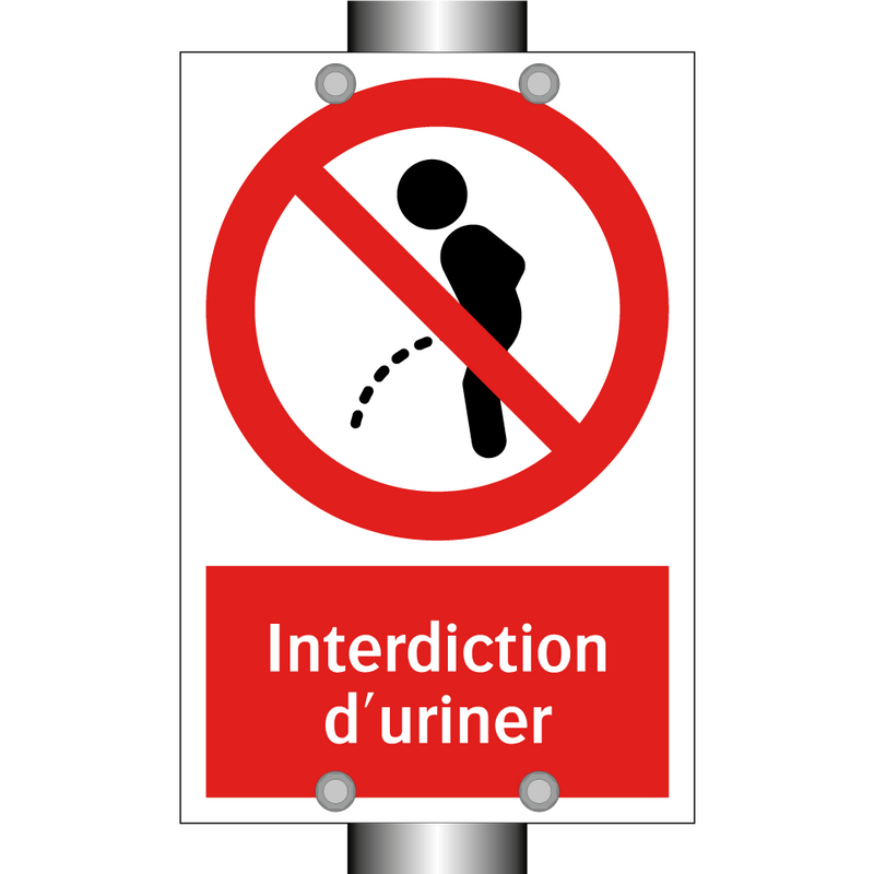 Interdiction d'uriner