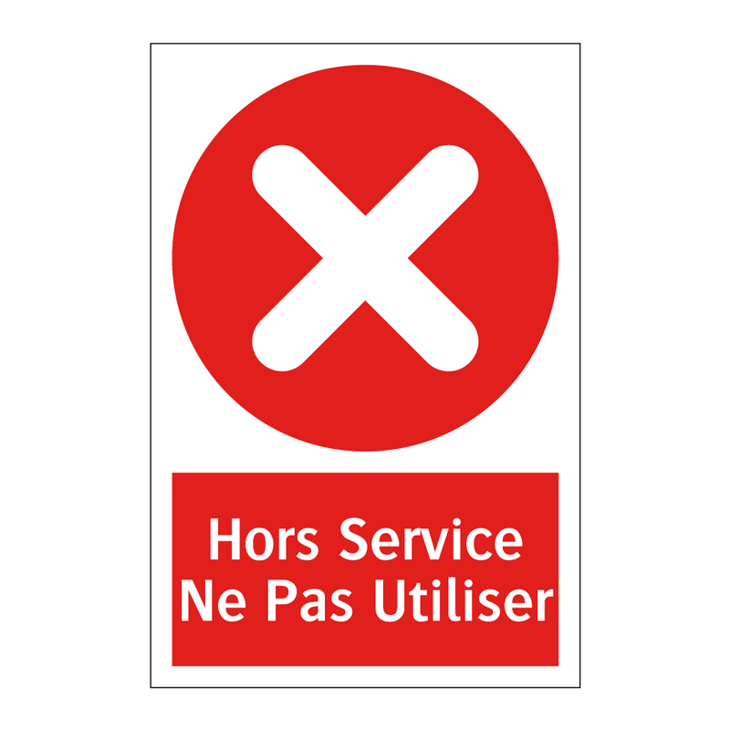 Hors Service Ne Pas Utiliser