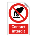 Contact interdit
