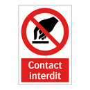 Contact interdit