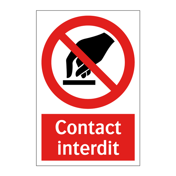 Contact interdit