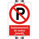 Stationnement de motos interdit