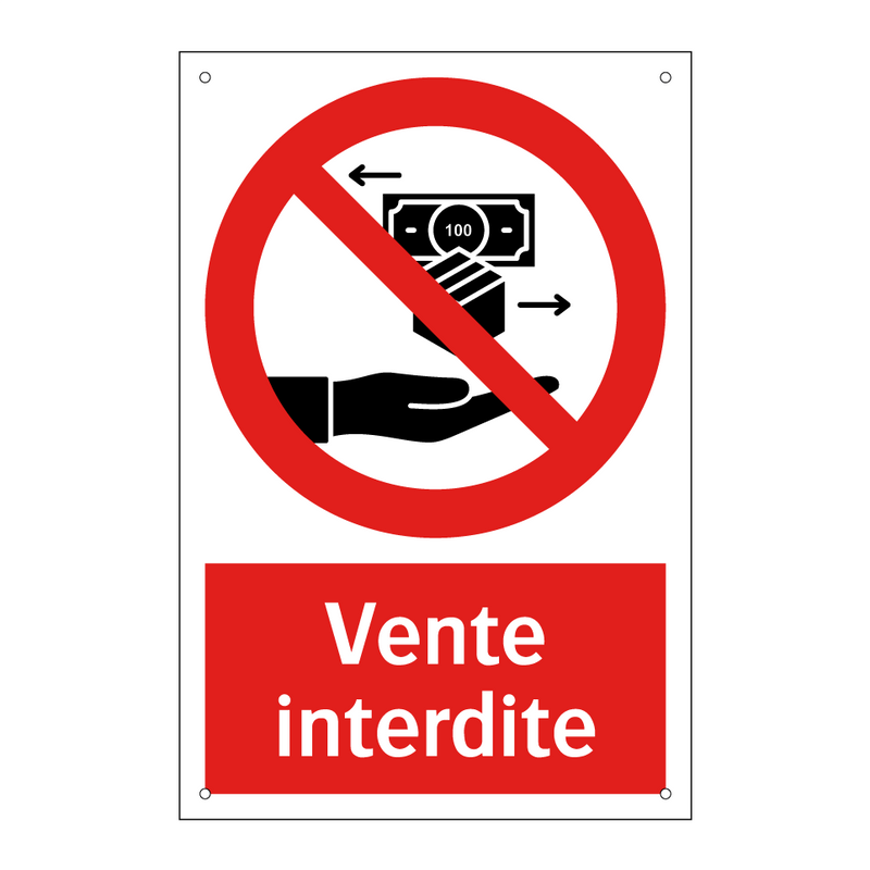 Vente interdite