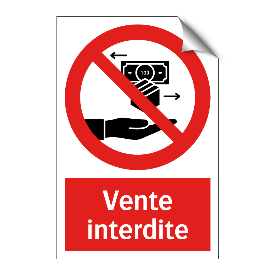 Vente interdite