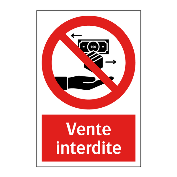 Vente interdite