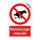 Ramassage interdit