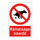 Ramassage interdit