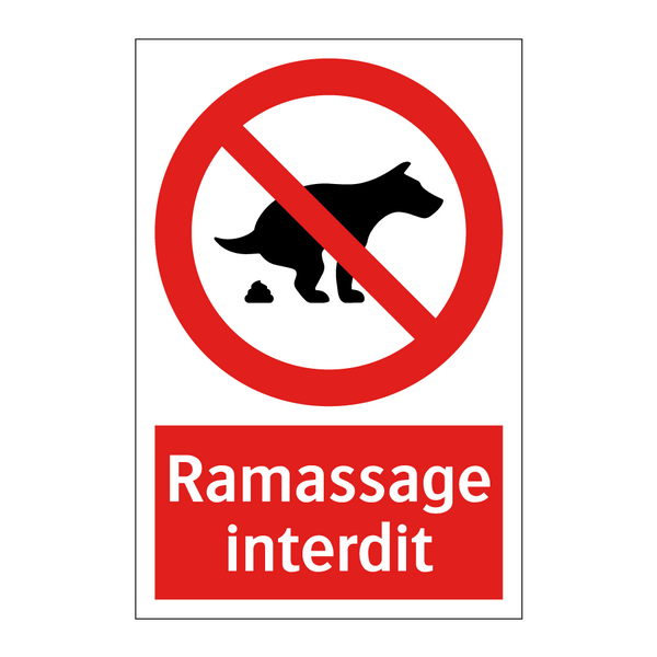 Ramassage interdit