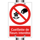 Cueillette de fleurs interdite