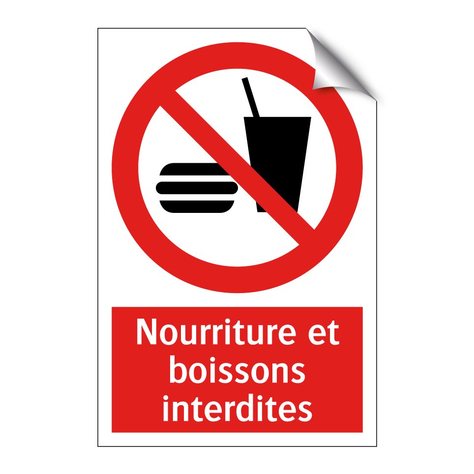 Nourriture et boissons interdites