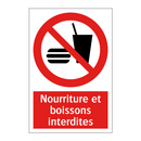 Nourriture et boissons interdites