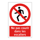 Ne pas courir dans les escaliers