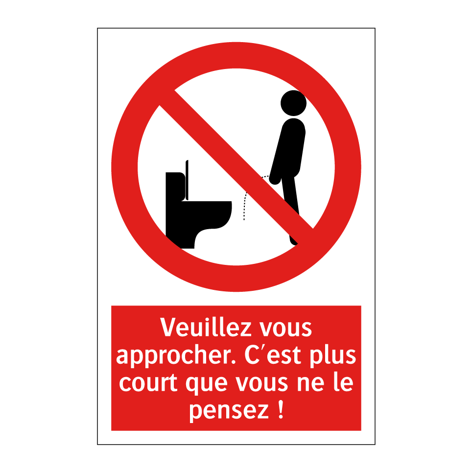 Veuillez vous approcher. C'est plus court que vous ne le pensez !
