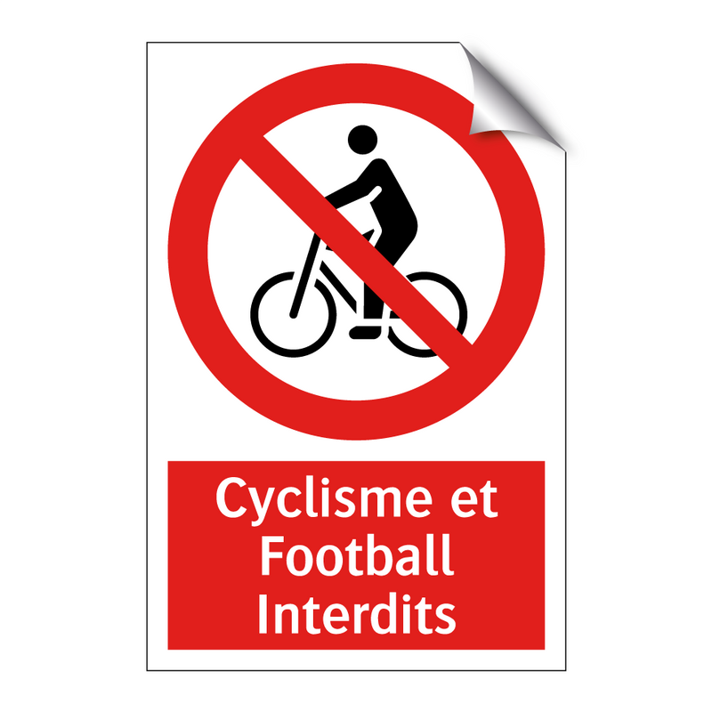 Cyclisme et Football Interdits