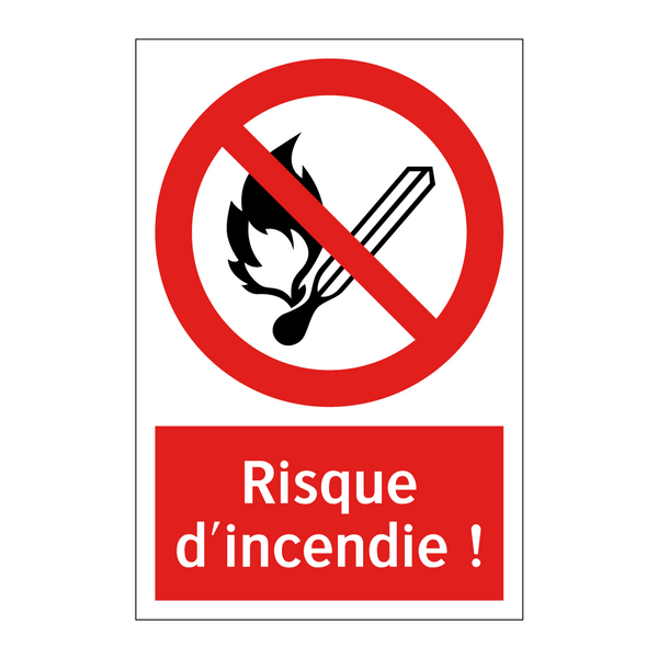 Risque d'incendie !