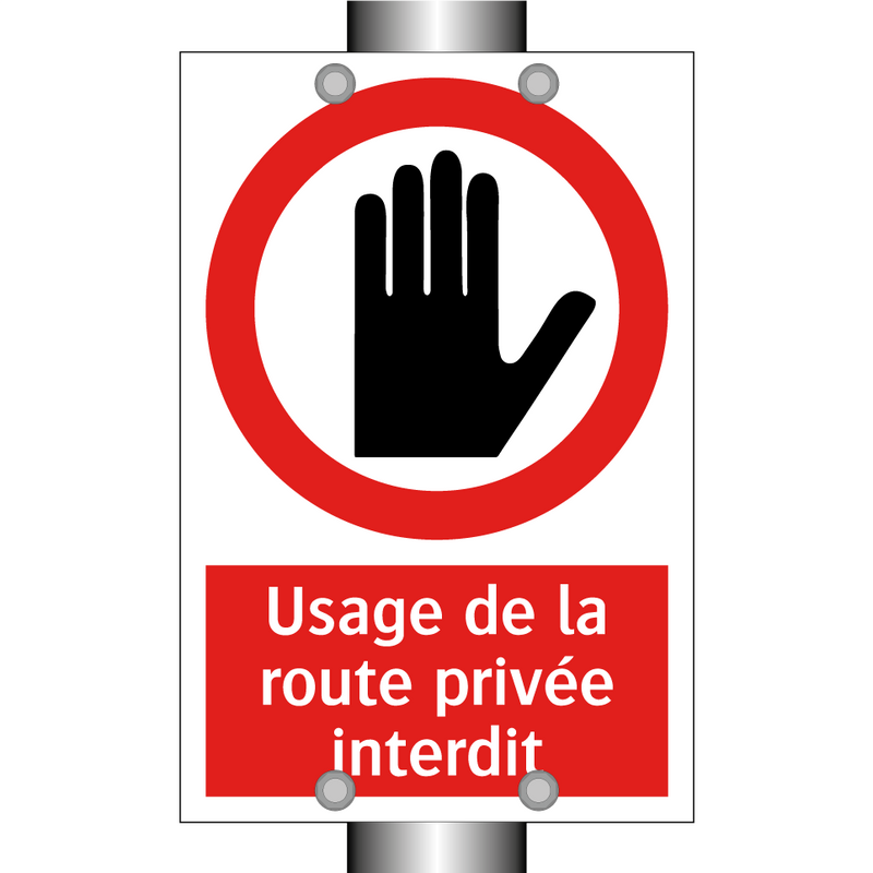 Usage de la route privée interdit