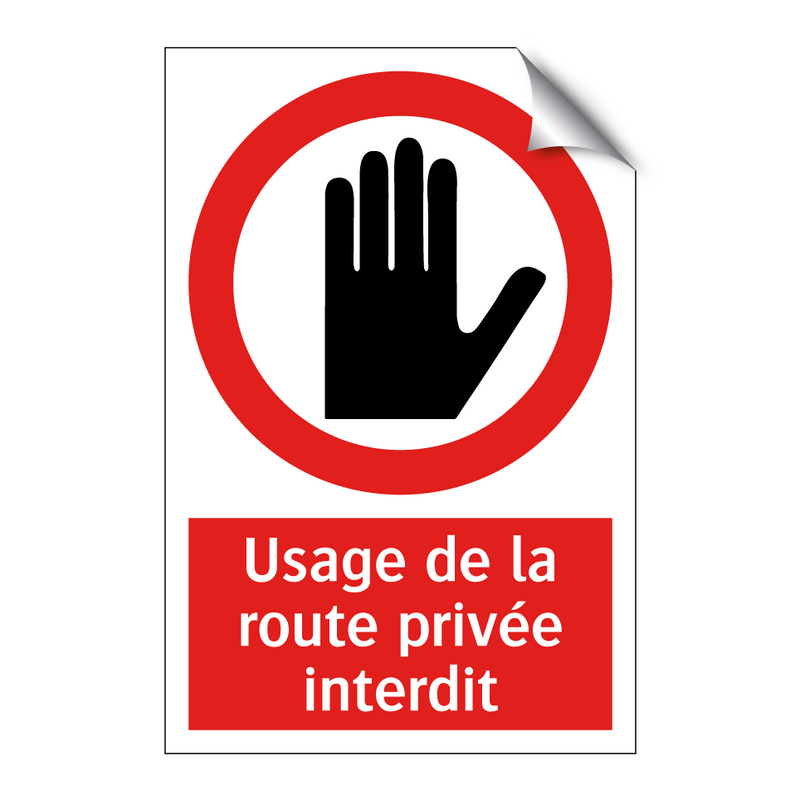 Usage de la route privée interdit