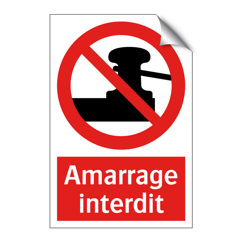 Amarrage interdit